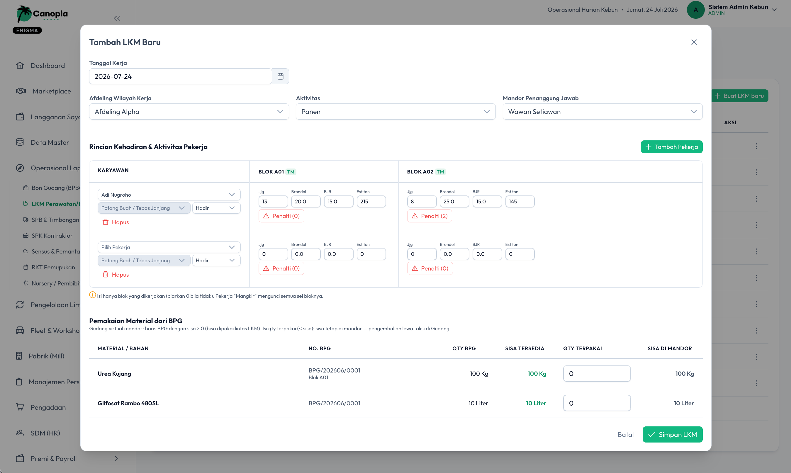 Form Input LKM